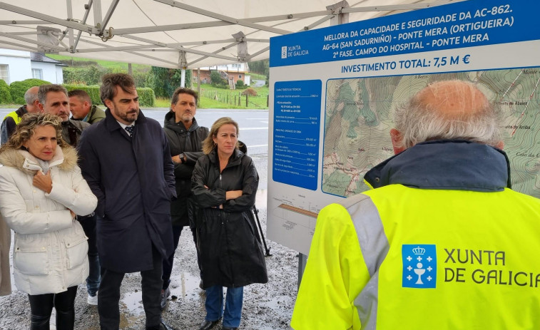 La Xunta saca a licitación la segunda fase de las obras de mejora de la carretera AC-862