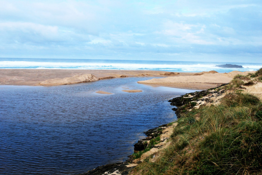 Abren la laguna de Valdoviño por las lluvias de la última semana