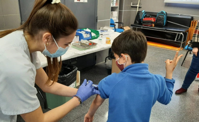 Un total de 5.000 menores gallegos recibieron este fin de semana la vacuna contra la gripe