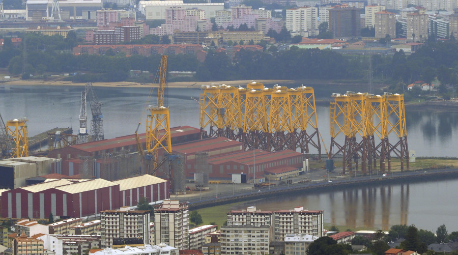 Navantia Fene construirá 62 jackets para un parque en Normandía