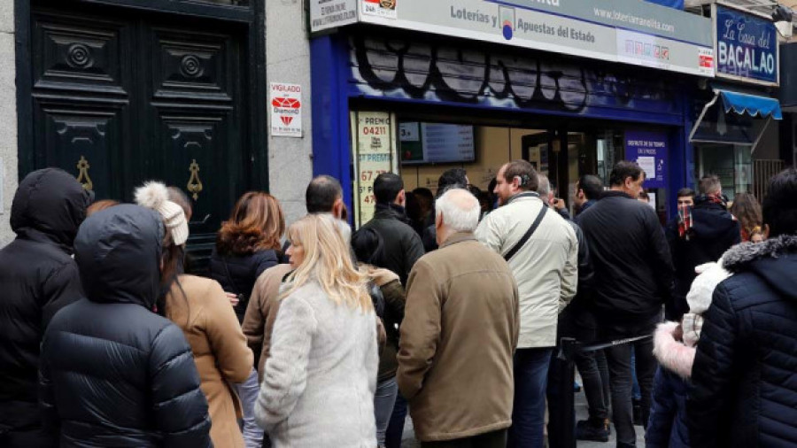 Los gallegos gastarán 71 euros de media en la Lotería de Navidad