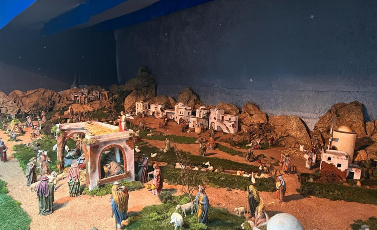 El Belén hebreo de la asociación aresana O Tilo dispone de unas 300 figuras