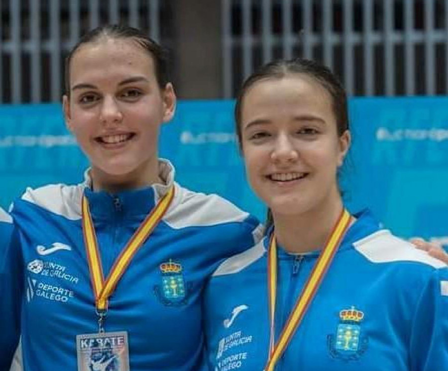 Alba Rocha y Martina Soto, en la Youth League