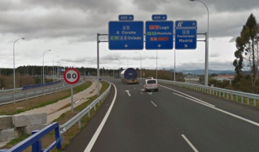 Interceptado a 191 km/h en un tramo limitado a 80 en Lugo