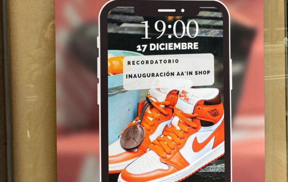 Una nueva tienda de zapatillas llega a A Coruña: AA'IN Sneakers Shop