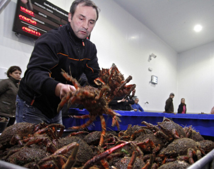 La centolla reina en las mesas navideñas