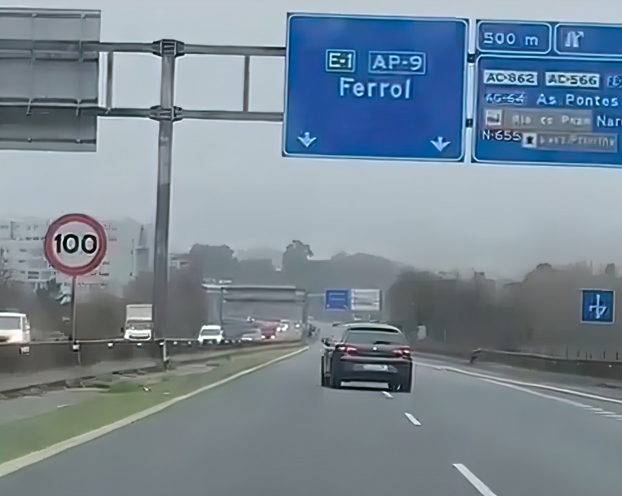 Un conductor retira en plena autovía las llaves a un hombre que circulaba temerariamente