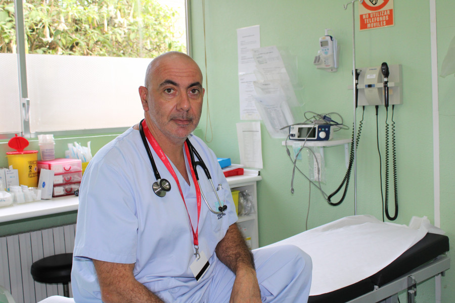 El Cardona refuerza el servicio de Urgencias, en el que atiende a unos 60 pacientes cada día