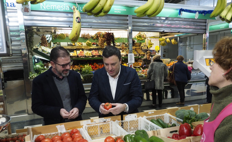 El mercado se verá beneficiado de las obras en marcha y la nueva plaza de la nave provisional