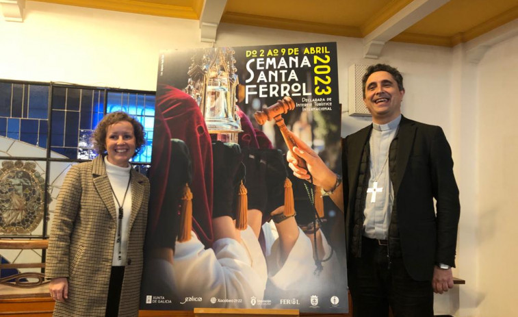 La Semana Santa de Ferrol echa a andar con la presentación del cartel