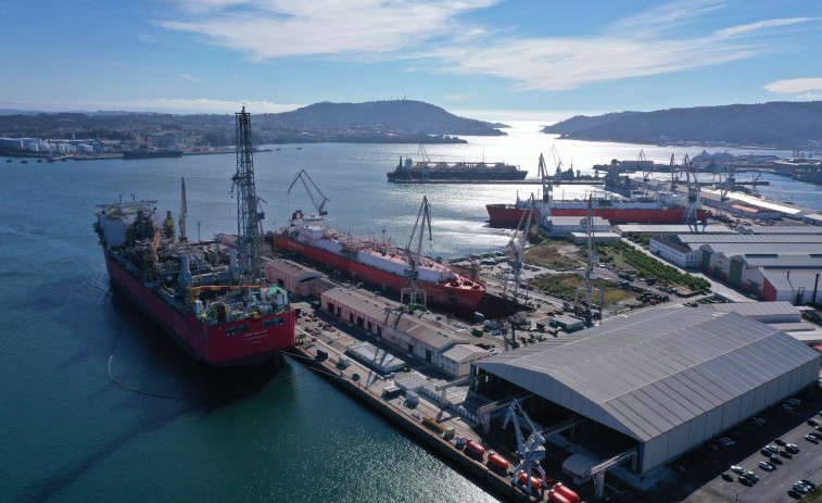 Navantia reparó en la ría de Ferrol durante 2022 hasta 19 buques