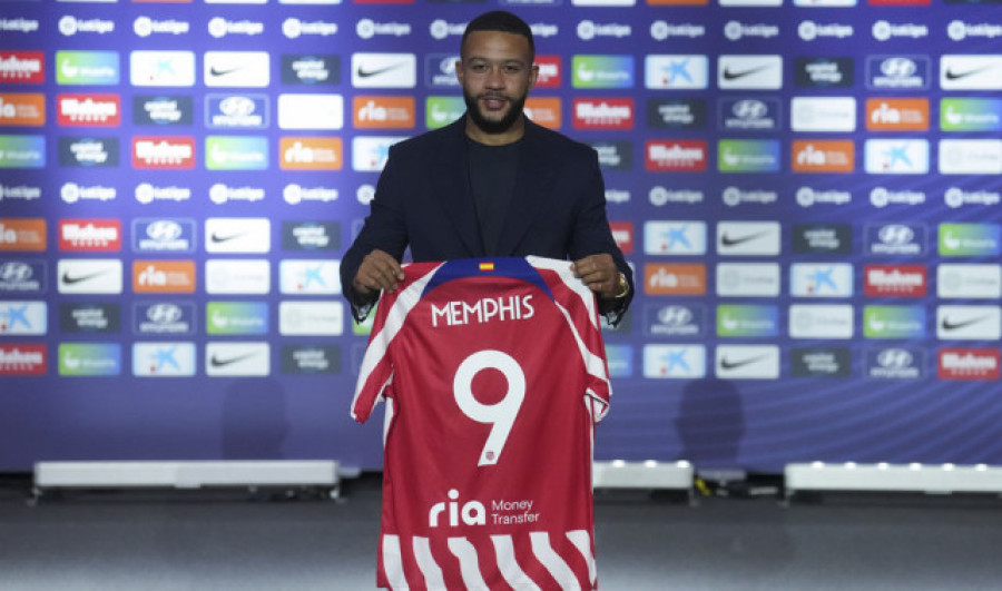 El Atlético inscribe a Memphis, listo para su posible debut este sábado