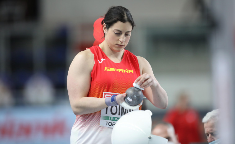 Belén Toimil, cuarta en la prueba de Rochlitz con una marca de 17,48