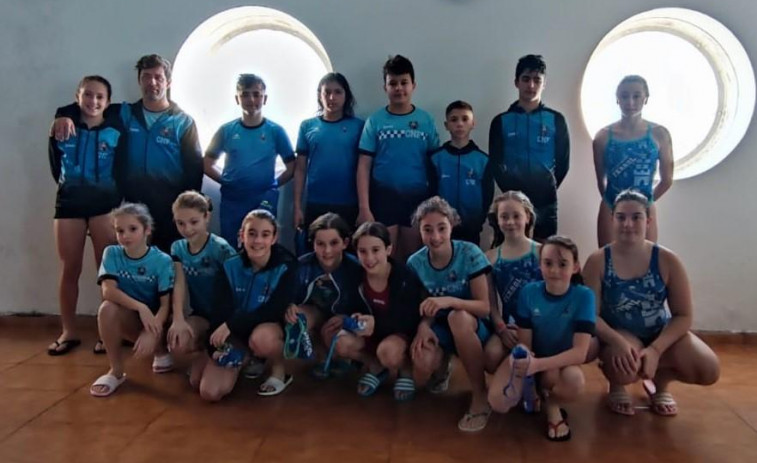 Subcampeonato alevín para el Natación Ferrol