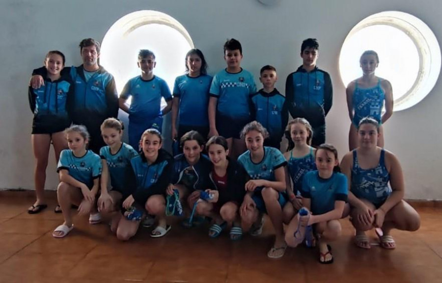 Subcampeonato alevín para el Natación Ferrol