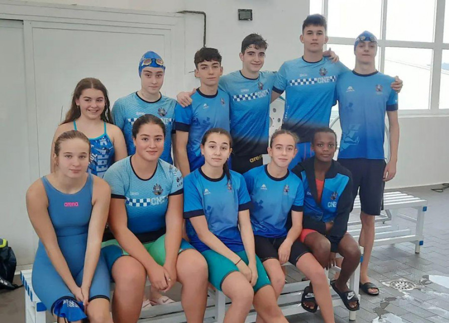 El Natación Ferrol forma con Galicia en el Estatal