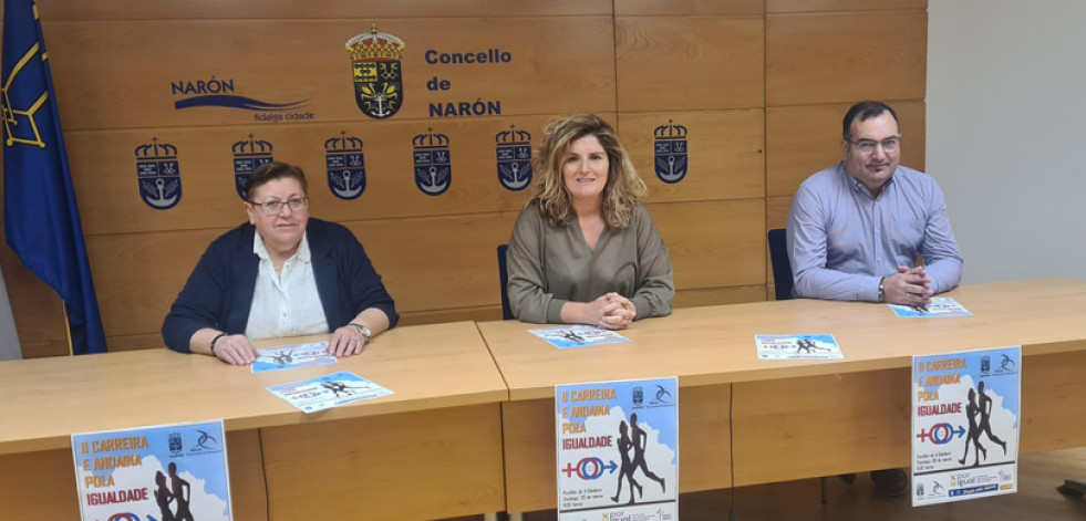 Narón abre el plazo el lunes para anotarse en la “II Carreira e andaina pola Igualdade”