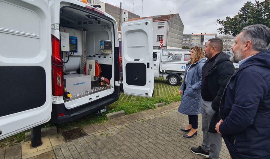 El Concello naronés incorpora nuevos vehículos eléctricos para el área de Servizos