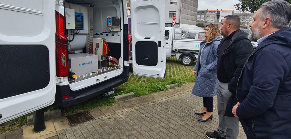 El Concello naronés incorpora nuevos vehículos eléctricos para el área de Servizos