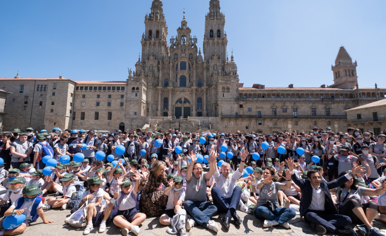 Reconocimiento a la implicación del colegio Cristo Rey de Ferrol en el Xacobeo