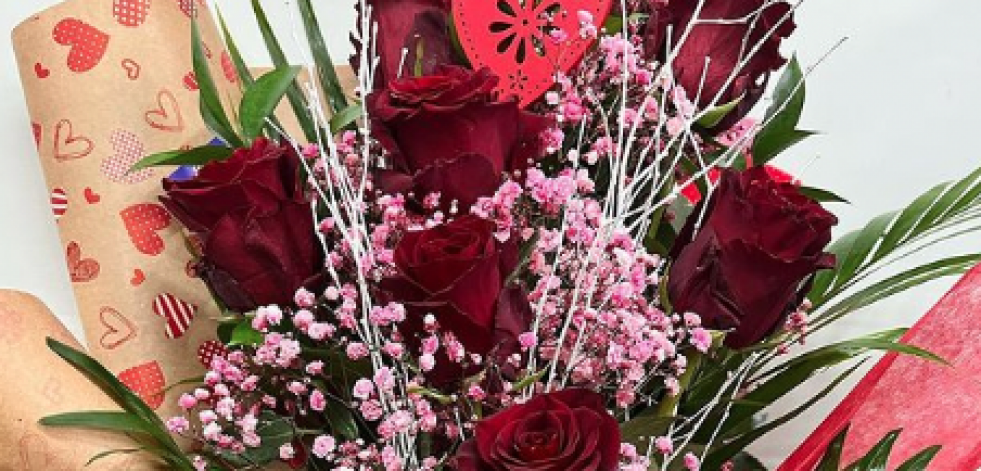 Cinco floristerías de Ferrol para sorprender en San Valentín