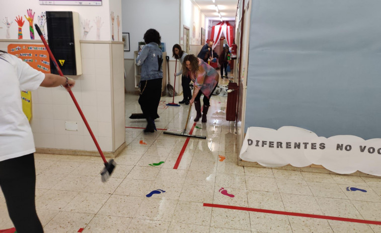 Malestar del CEIP O Ramo por la gestión municipal de su inundación
