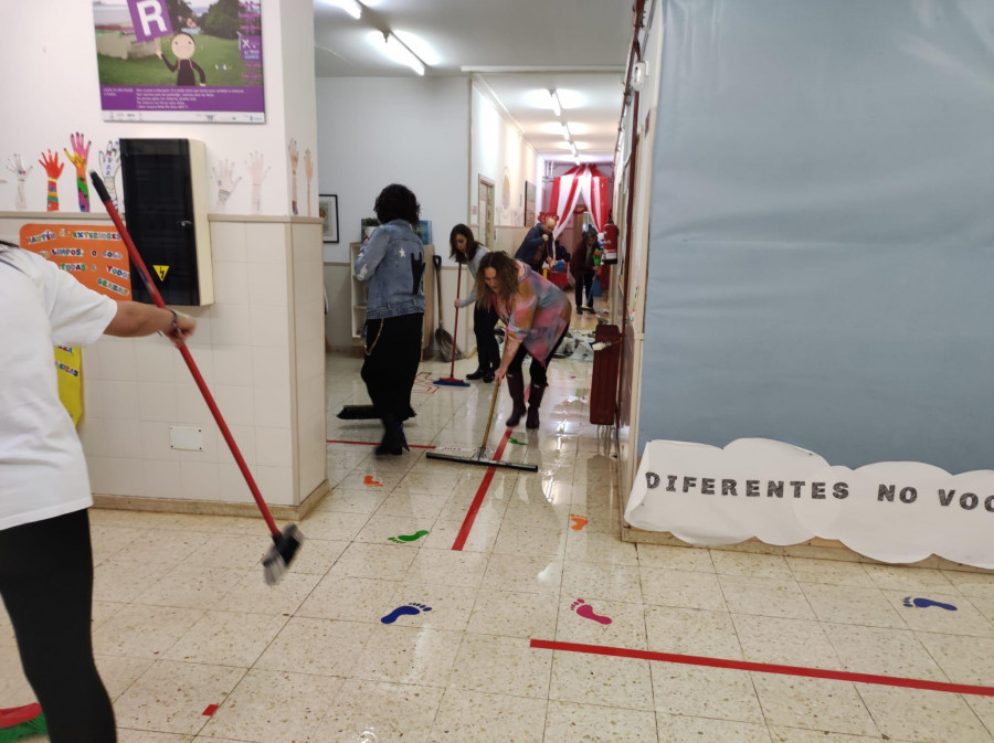 Malestar del CEIP O Ramo por la gestión municipal de su inundación