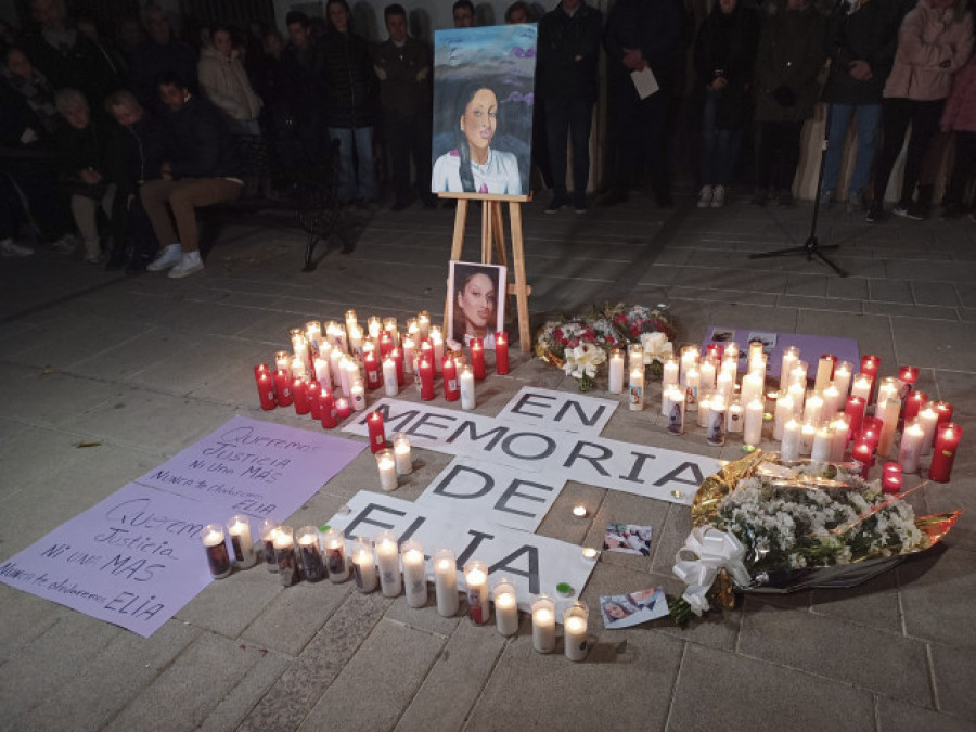 El Rubio (Sevilla) recuerda a su vecina Elia, víctima de violencia machista