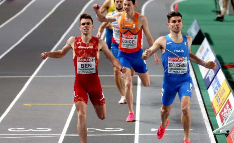 El gallego Adrián Ben por la vía directa a las semifinales de 800 metros