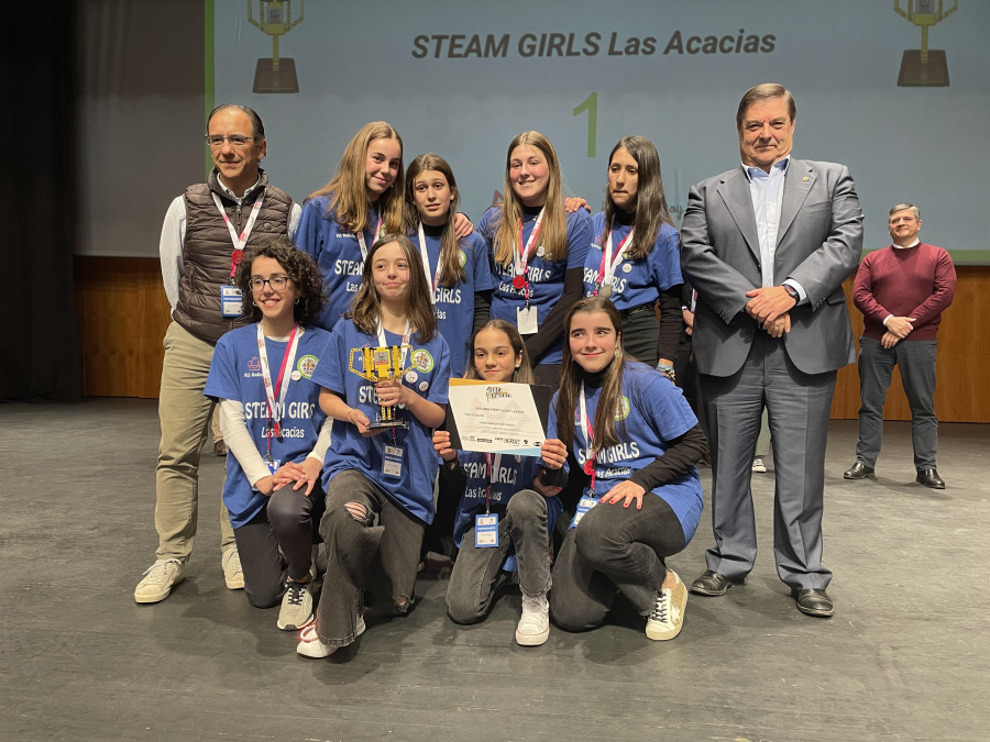 Steam Girls Las Acacias consigue el primer premio de la First Lego League Galicia