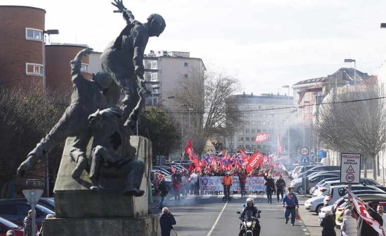 Ferrol se vuelca en la celebración del Día da Clase Traballadora Galega