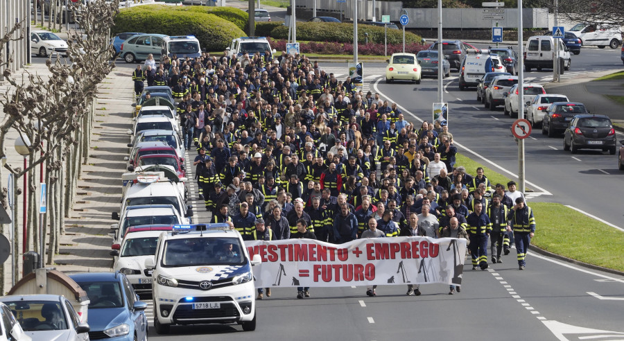 La plantilla de Navantia sale a la calle para exigir el Plan Industrial