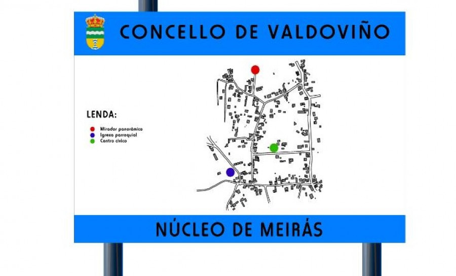 Valdoviño contará con una nueva señalización unitaria en el municipio