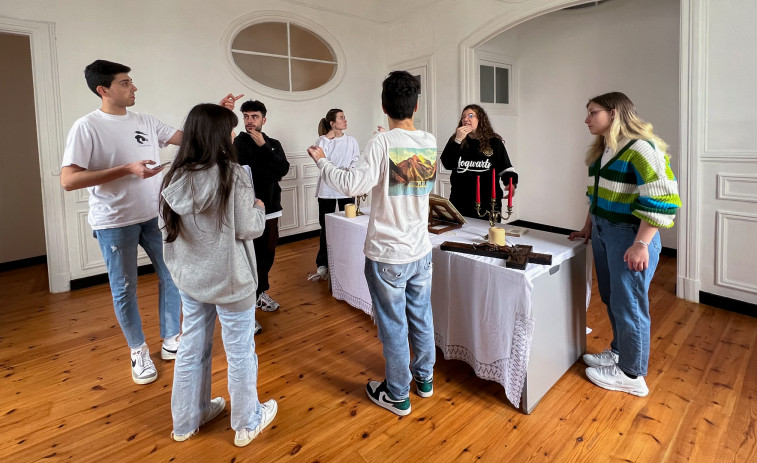 Alumnado de Comunicación Audiovisual de la UDC filma un corto en San Sadurniño