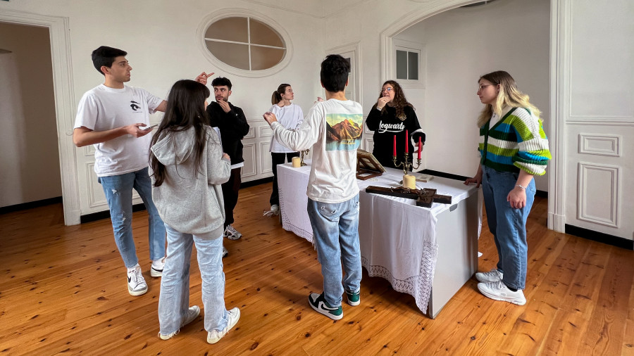 Alumnado de Comunicación Audiovisual de la UDC filma un corto en San Sadurniño