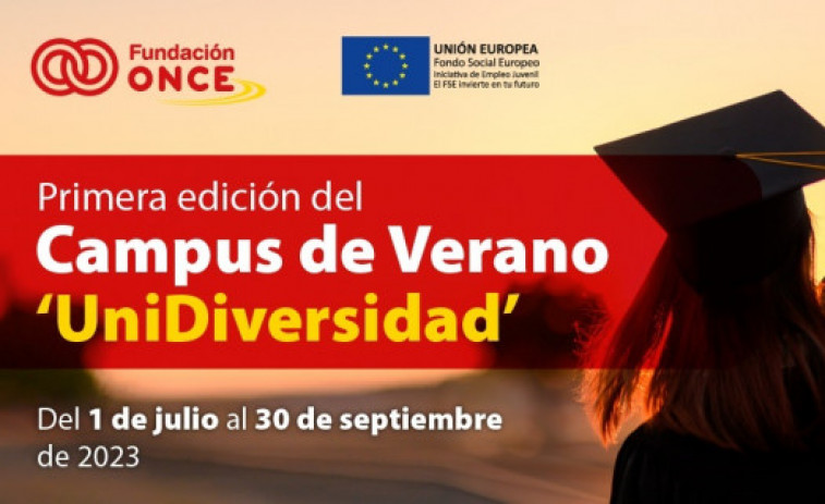 Fundación ONCE lanza la I Convocatoria del 'Campus de verano UniDiversidad' para jóvenes con discapacidad intelectual