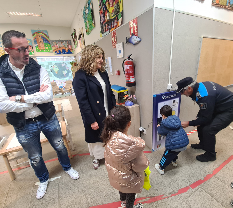 Narón pone en marcha dos nuevas rutas de los Camiños Escolares Seguros en Domirón