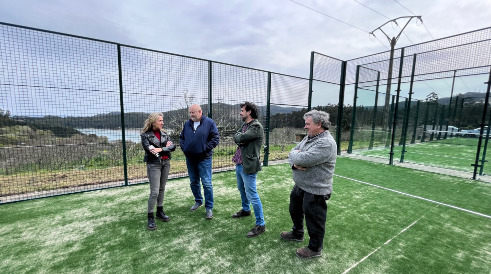 La Xunta invierte 41.382 euros en la construcción de dos pistas de pádel en Mañón