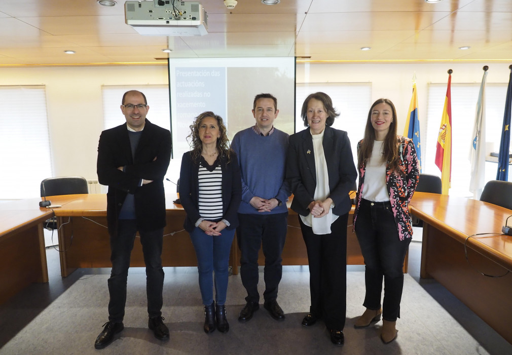 La Xunta presenta el Plan Director del yacimiento romano mugardés de Noville