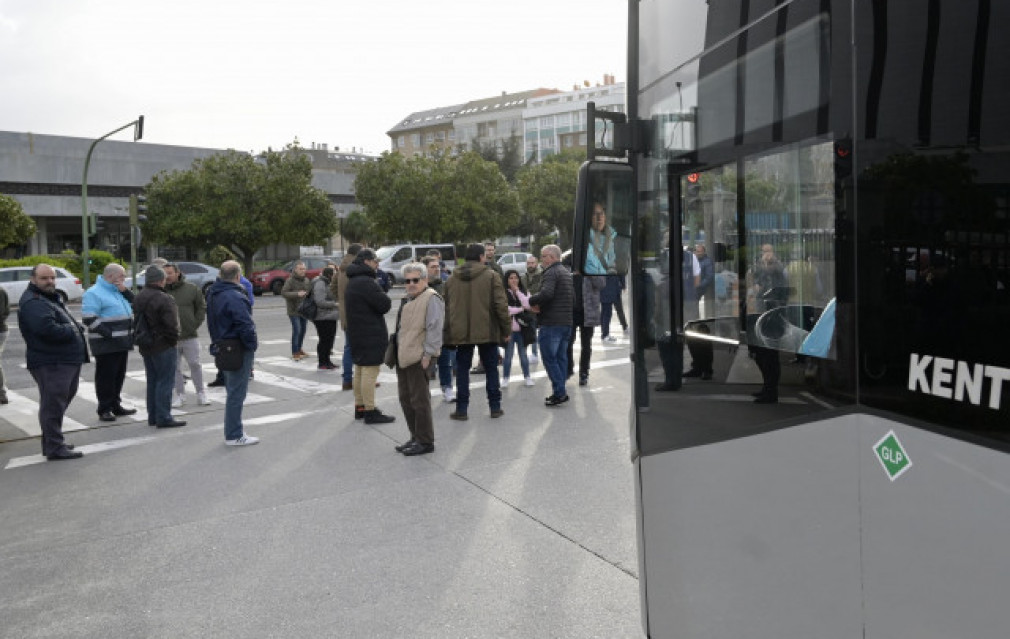 El transporte en autobús, paralizado en toda Galicia tras una huelga 