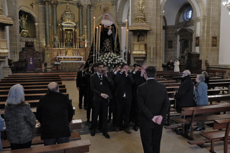 El concierto del ciclo coral de música sacra toma el relevo a la procesión de Dolores
