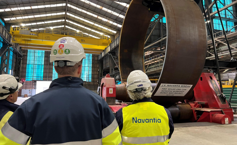 Navantia Fene construirá a partir de junio 45 “monopiles” para el parque East Anglia 3 de Iberdrola