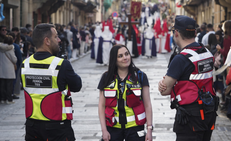 Protección Civil de Ferrol atendió 324 incidencias en Semana Santa