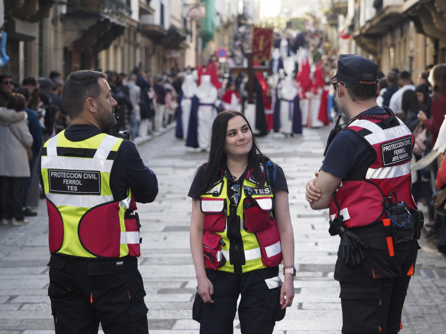 Protección Civil de Ferrol atendió 324 incidencias en Semana Santa