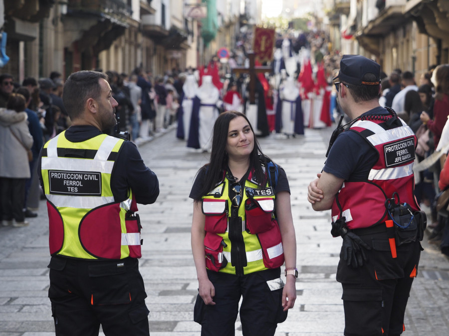 Protección Civil de Ferrol atendió 324 incidencias en Semana Santa