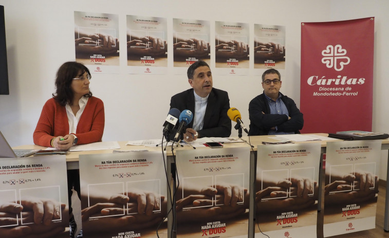 Cáritas y la Diócesis piden que se marquen las dos casillas solidarias en la Renta 2022