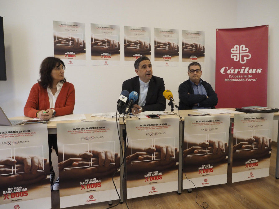 Cáritas y la Diócesis piden que se marquen las dos casillas solidarias en la Renta 2022