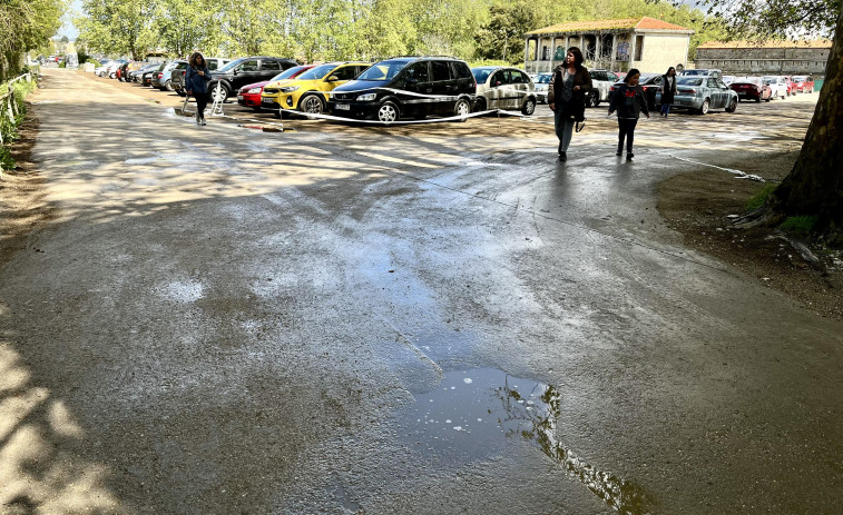 La lluvia saca a la luz de nuevo los baches del Sánchez Aguilera