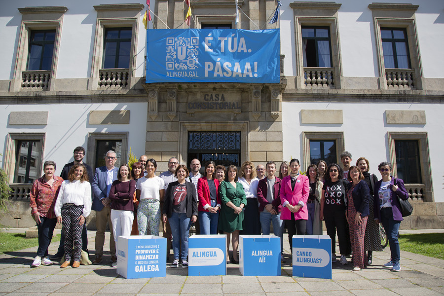 Narón acudiu onte á presentación das actividades da Asociación de Entidades Locais  pola Lingua Galega