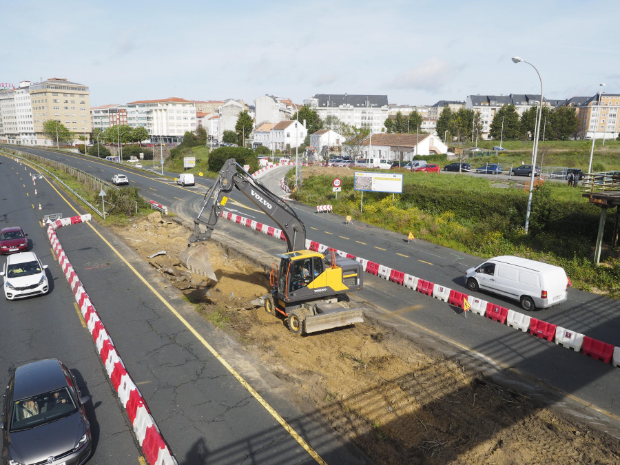 El autobús hacia A Coruña cambia de ruta y circulará por As Pías desde la avenida de Esteiro